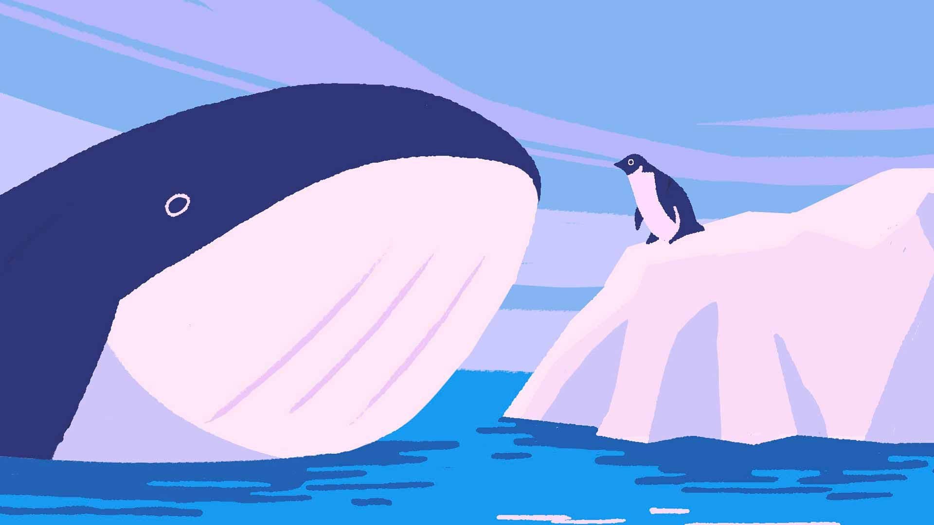 Penguin and Whale